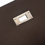 HERMES エルメス ケリー デペッシュ 34 ショコラ パラジウム金具 □J刻印(2006年頃) メンズ ヴォーエプソン ビジネスバッグ Bランク 中古 銀蔵