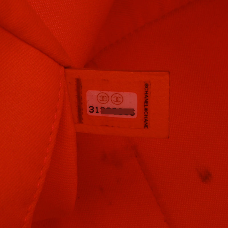 CHANEL シャネル ドーヴィル チェーントート イエロー A67001 レディース レザー ラフィア トートバッグ Bランク 中古 銀蔵