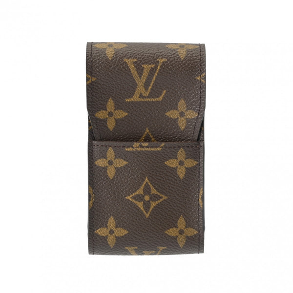 LOUIS VUITTON ルイヴィトン モノグラム シガレットケース ブラウン M63024 レディース モノグラムキャンバス ブランド小物 Aランク 中古 銀蔵