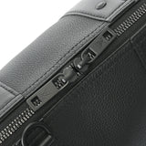 LOUIS VUITTON ルイヴィトン アエログラム シティキーポル 黒 M59255 メンズ トリヨンレザー ショルダーバッグ Aランク 中古 銀蔵