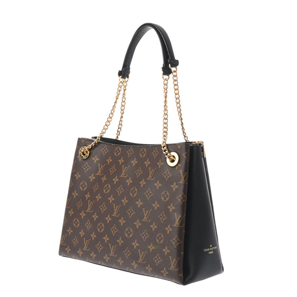 LOUIS VUITTON ルイヴィトン モノグラム スレンヌ MM チェーントート ノワール M43772 レディース モノグラムキャンバス ハンドバッグ Aランク 中古 銀蔵