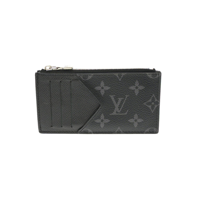 LOUIS VUITTON ルイヴィトン タイガラマ エクリプス コインカードホルダー ノワール M30271 メンズ モノグラムキャンバス コインケース Bランク 中古 銀蔵