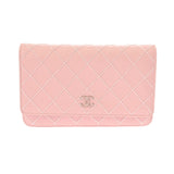 CHANEL シャネル マトラッセ ピンク レディース レザー ショルダーバッグ Aランク 中古 銀蔵