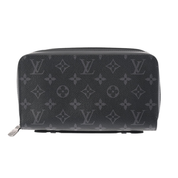ルイヴィトン LOUIS VUITTON 長財布 モノグラム・エクリプス トラベルケース M61698 ブラック ルイヴィトンジッピー XL トラベルケース 43019 黒/グレー メンズ