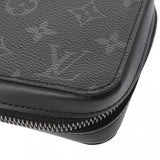 LOUIS VUITTON ルイヴィトン モノグラムエクリプス ジッピー XL トラベルケース 黒/グレー M61698 メンズ モノグラムキャンバス 長財布 Aランク 中古 銀蔵