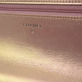 CHANEL シャネル マトラッセ チェーンウォレット メタリックピンク A33814 レディース ラムスキン ショルダーバッグ Aランク 中古 銀蔵