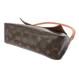 LOUIS VUITTON ルイヴィトン モノグラム ミニ ルーピング ブラウン M51147 レディース モノグラムキャンバス セミショルダーバッグ ABランク 中古 銀蔵