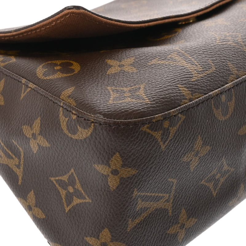 LOUIS VUITTON ルイヴィトン モノグラム ミニ ルーピング ブラウン M51147 レディース モノグラムキャンバス セミショルダーバッグ ABランク 中古 銀蔵