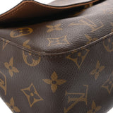 LOUIS VUITTON ルイヴィトン モノグラム ミニ ルーピング ブラウン M51147 レディース モノグラムキャンバス セミショルダーバッグ ABランク 中古 銀蔵