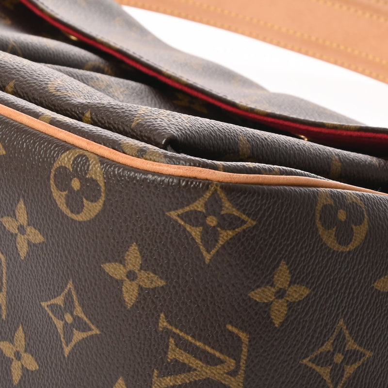 LOUIS VUITTON ルイヴィトン モノグラム ヴィバシテ GM ブラウン M51163 レディース モノグラムキャンバス ハンドバッグ ABランク 中古 銀蔵