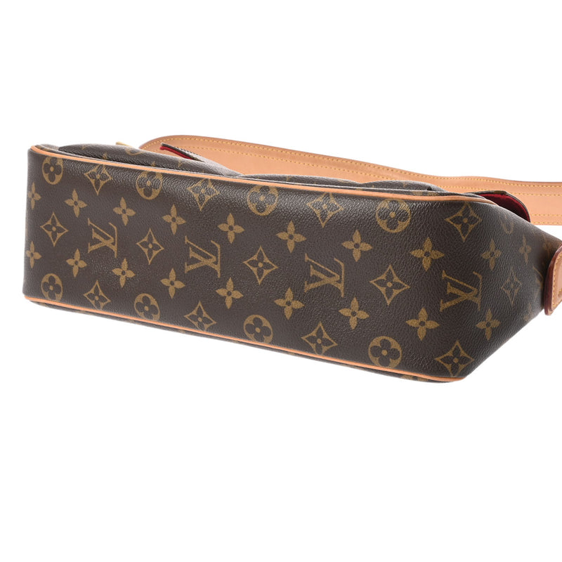 LOUIS VUITTON ルイヴィトン モノグラム ヴィバシテ GM ブラウン M51163 レディース モノグラムキャンバス ハンドバッグ ABランク 中古 銀蔵