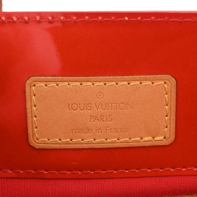 LOUIS VUITTON ルイヴィトン ヴェルニ リード PM  ルージュ M91088 レディース モノグラムヴェルニ ハンドバッグ Bランク 中古 銀蔵