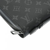 LOUIS VUITTON ルイヴィトン モノグラムエクリプス ジッピー XL 黒/グレー M61698 メンズ モノグラムキャンバス 長財布 Aランク 中古 銀蔵