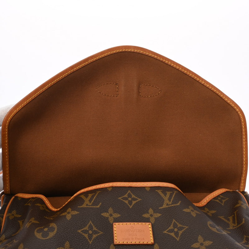 LOUIS VUITTON ルイヴィトン モノグラム ソミュール 30 ブラウン M42256 レディース モノグラムキャンバス ショルダーバッグ Bランク 中古 銀蔵