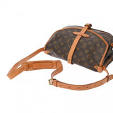 LOUIS VUITTON ルイヴィトン モノグラム ソミュール 30 ブラウン M42256 レディース モノグラムキャンバス ショルダーバッグ Bランク 中古 銀蔵