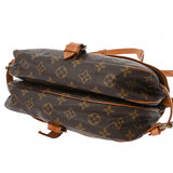 LOUIS VUITTON ルイヴィトン モノグラム ソミュール 30 ブラウン M42256 レディース モノグラムキャンバス ショルダーバッグ Bランク 中古 銀蔵