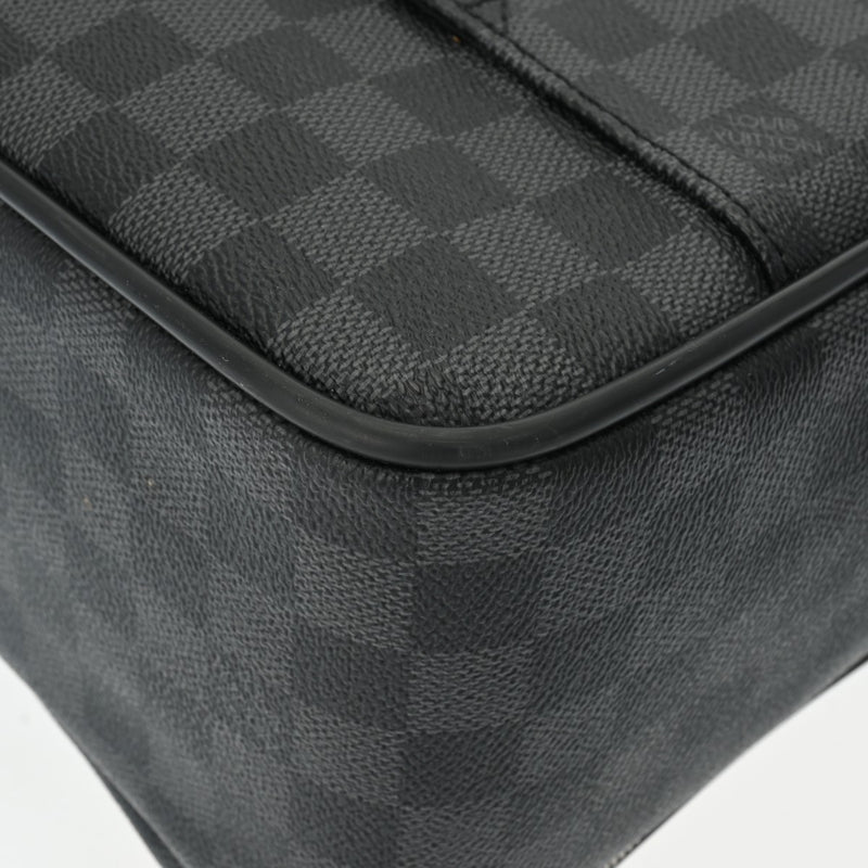 LOUIS VUITTON ルイヴィトン ダミエグラフィット イカール 黒 N23253 メンズ ダミエグラフィットキャンバス ビジネスバッグ ABランク 中古 銀蔵