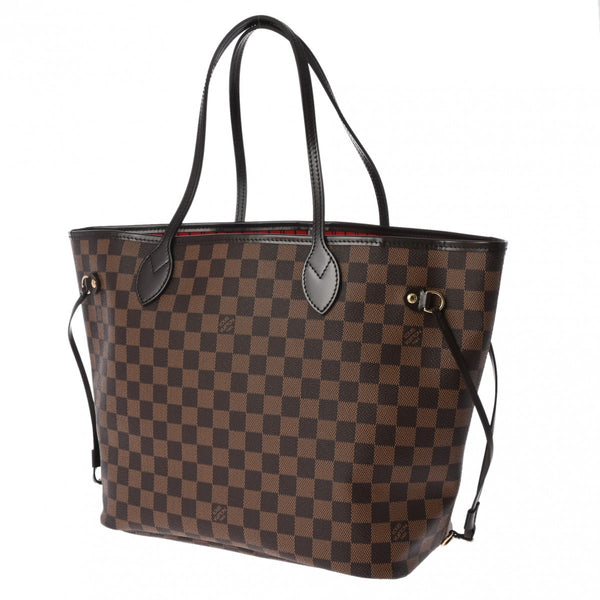 LOUIS VUITTON ルイヴィトン ダミエ ネヴァーフル MM ブラウン N51105 レディース ダミエキャンバス トートバッグ Aランク 中古 銀蔵