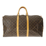 LOUIS VUITTON ルイヴィトン モノグラム キーポル 55 ブラウン M41424 ユニセックス モノグラムキャンバス ボストンバッグ Bランク 中古 銀蔵