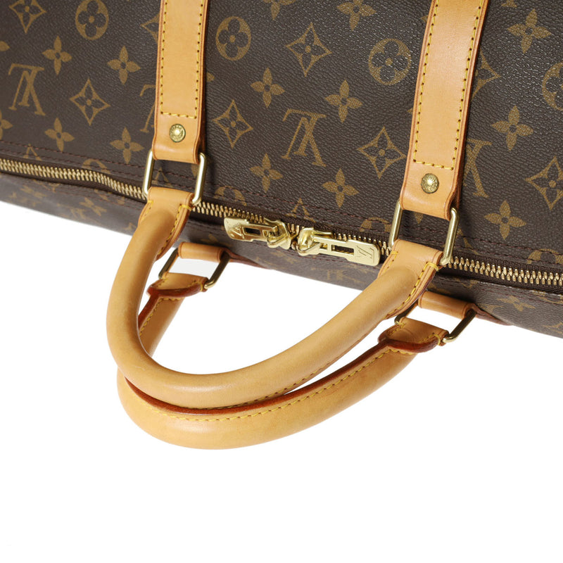 LOUIS VUITTON ルイヴィトン モノグラム キーポル 55 ブラウン M41424 ユニセックス モノグラムキャンバス ボストンバッグ Bランク 中古 銀蔵