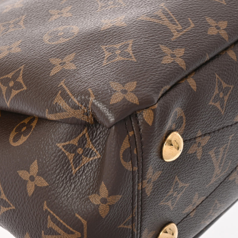 LOUIS VUITTON ルイヴィトン モノグラム パラスショッパー ブラウン デュンヌ M41580 レディース モノグラムキャンバス トートバッグ Aランク 中古 銀蔵