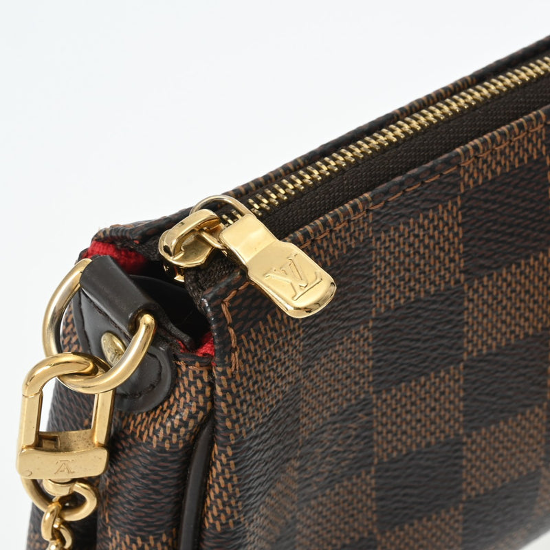 LOUIS VUITTON ルイヴィトン ダミエ エヴァ 2WAY ブラウン N55213 レディース ダミエキャンバス ショルダーバッグ ABランク 中古 銀蔵