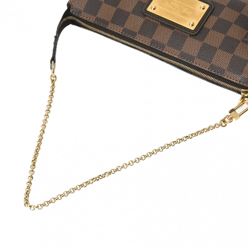 LOUIS VUITTON ルイヴィトン ダミエ エヴァ 2WAY ブラウン N55213 レディース ダミエキャンバス ショルダーバッグ ABランク 中古 銀蔵