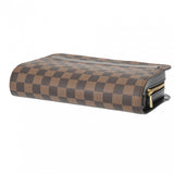 LOUIS VUITTON ルイヴィトン ダミエ サンルイ ブラウン N51993 レディース ダミエキャンバス セカンドバッグ Aランク 中古 銀蔵