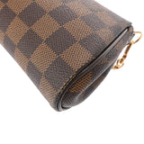 LOUIS VUITTON ルイヴィトン ダミエ エヴァ 2WAY ブラウン N55213 レディース ダミエキャンバス ショルダーバッグ Aランク 中古 銀蔵
