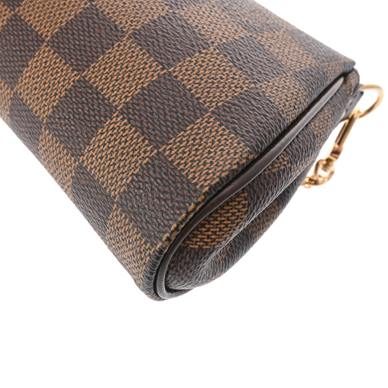 LOUIS VUITTON ルイヴィトン ダミエ エヴァ 2WAY ブラウン N55213 レディース ダミエキャンバス ショルダーバッグ Aランク 中古 銀蔵