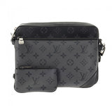 LOUIS VUITTON ルイヴィトン モノグラムエクリプス トリオメッセンジャー 黒/グレー M69443 メンズ モノグラムエクリプスキャンバス ショルダーバッグ ABランク 中古 銀蔵