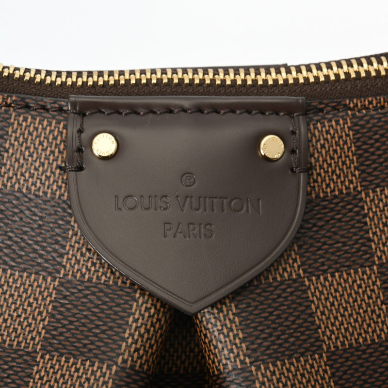 LOUIS VUITTON ルイヴィトン ダミエ シエナMM ブラウン N41546 レディース ダミエキャンバス ハンドバッグ Aランク 中古 銀蔵