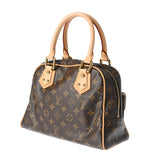 LOUIS VUITTON ルイヴィトン モノグラム マンハッタンPM ブラウン M40026 レディース モノグラムキャンバス ハンドバッグ ABランク 中古 銀蔵