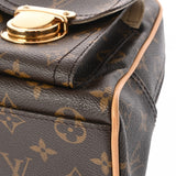 LOUIS VUITTON ルイヴィトン モノグラム マンハッタンPM ブラウン M40026 レディース モノグラムキャンバス ハンドバッグ ABランク 中古 銀蔵