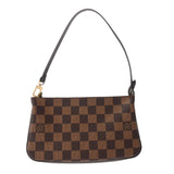 LOUIS VUITTON ルイヴィトン ダミエ ブラウン N51983 レディース ダミエキャンバス アクセサリーポーチ Aランク 中古 銀蔵