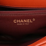 CHANEL シャネル ダイアナ チェーンショルダー 28cm ブラウン ゴールド金具 レディース ラムスキン ショルダーバッグ Aランク 中古 銀蔵