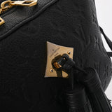 LOUIS VUITTON ルイヴィトン モノグラムアンプラント サントンジュ ノワール M44593 レディース レザー ショルダーバッグ Aランク 中古 銀蔵