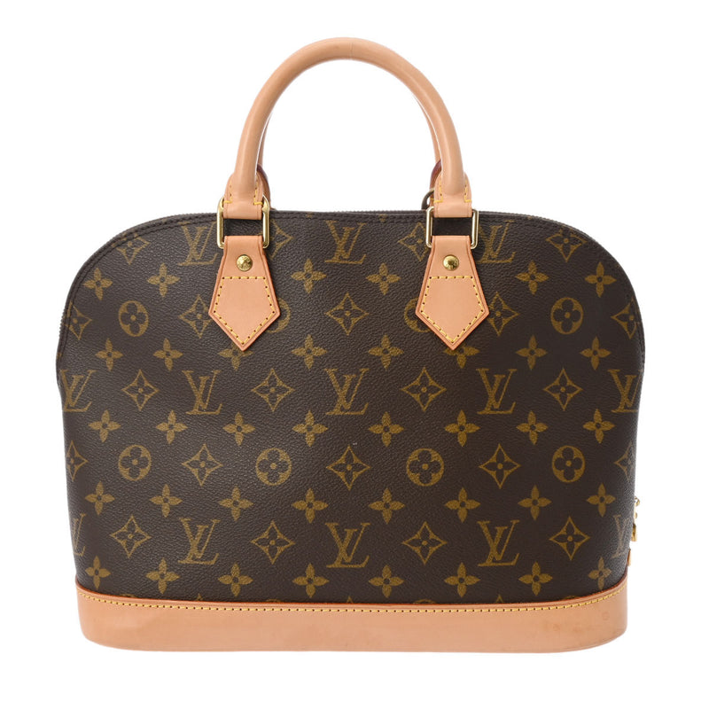 LOUIS VUITTON ルイヴィトン モノグラム アルマ ブラウン M51130 レディース モノグラムキャンバス ハンドバッグ ABランク 中古 銀蔵