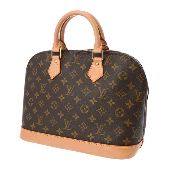 LOUIS VUITTON ルイヴィトン モノグラム アルマ ブラウン M51130 レディース モノグラムキャンバス ハンドバッグ ABランク 中古 銀蔵