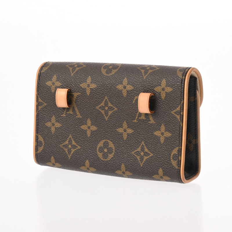 LOUIS VUITTON ルイヴィトン モノグラム ポシェットフロランティーヌ ベルトM ブラウン M51855 レディース モノグラムキャンバス ウエストバッグ ABランク 中古 銀蔵