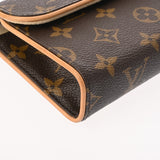 LOUIS VUITTON ルイヴィトン モノグラム ポシェットフロランティーヌ ベルトM ブラウン M51855 レディース モノグラムキャンバス ウエストバッグ ABランク 中古 銀蔵