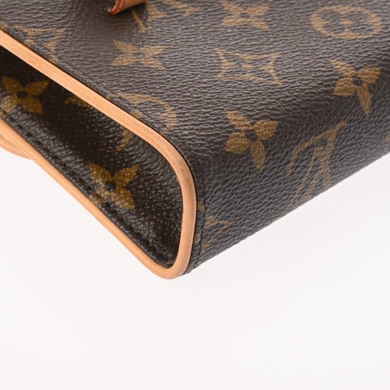 LOUIS VUITTON ルイヴィトン モノグラム ポシェットフロランティーヌ ベルトM ブラウン M51855 レディース モノグラムキャンバス ウエストバッグ ABランク 中古 銀蔵