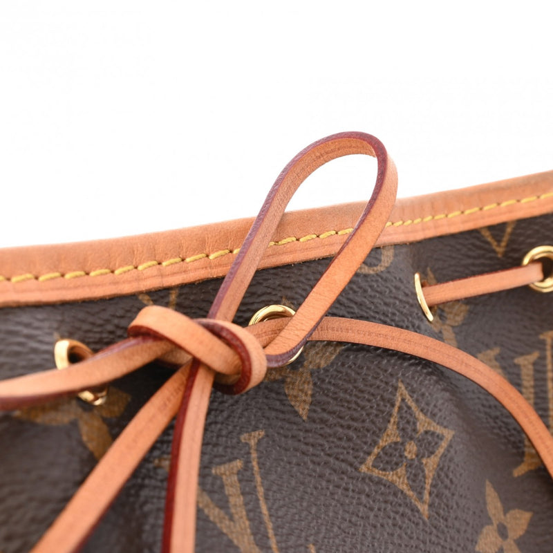 LOUIS VUITTON ルイヴィトン モノグラム ナノノエ ブラウン M41346 レディース モノグラムキャンバス ショルダーバッグ ABランク 中古 銀蔵