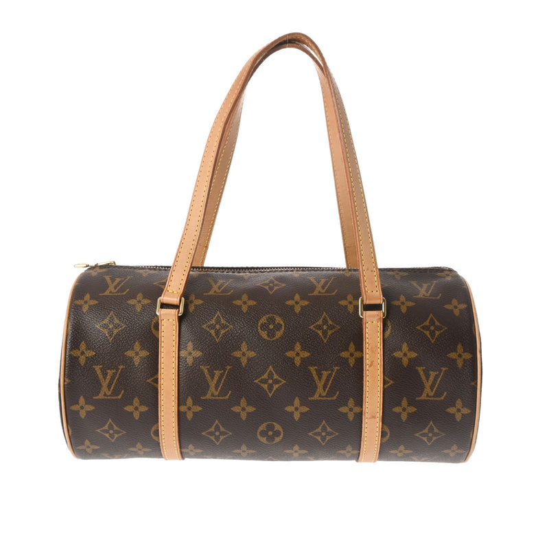 LOUIS VUITTON ルイヴィトン モノグラム パピヨン GM ブラウン M51385 レディース モノグラムキャンバス ハンドバッグ Bランク 中古 銀蔵