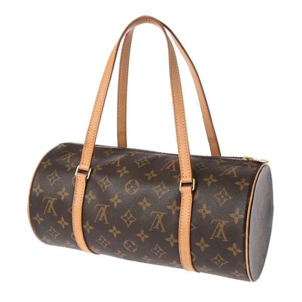 LOUIS VUITTON ルイヴィトン モノグラム パピヨン GM ブラウン M51385 レディース モノグラムキャンバス ハンドバッグ Bランク 中古 銀蔵