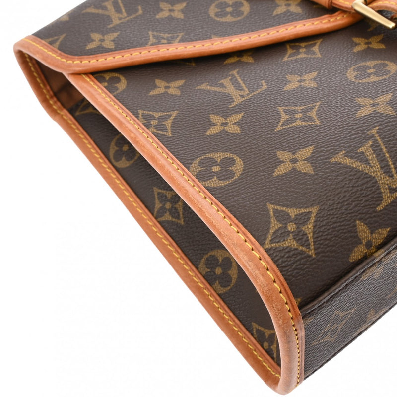 LOUIS VUITTON ルイヴィトン モノグラム ベルエア 2WAY ブラウン M51122 ユニセックス モノグラムキャンバス ハンドバッグ Bランク 中古 銀蔵