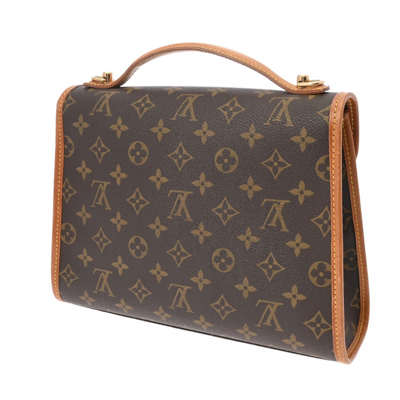 LOUIS VUITTON ルイヴィトン モノグラム ベルエア 2WAY ブラウン M51122 ユニセックス モノグラムキャンバス ハンドバッグ Bランク 中古 銀蔵