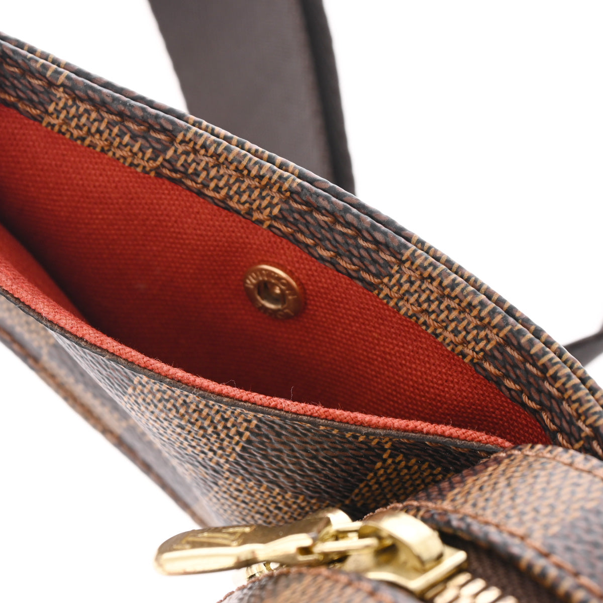 ルイヴィトン ジェロニモス 14137 ブラウン メンズ ダミエキャンバス