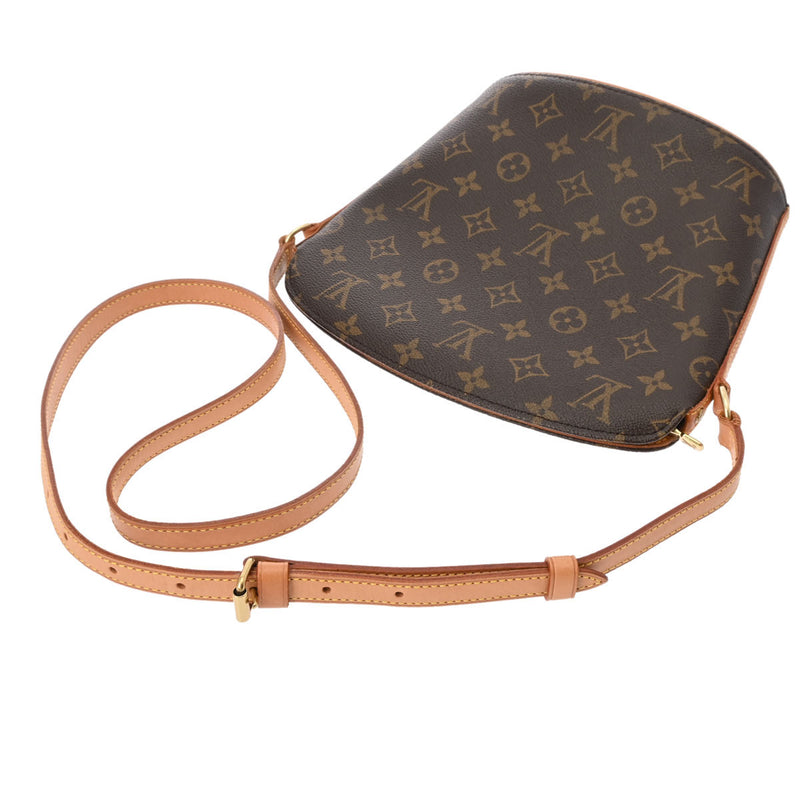 LOUIS VUITTON ルイヴィトン モノグラム ドルーオ ブラウン M51290 レディース モノグラムキャンバス ショルダーバッグ Bランク 中古 銀蔵