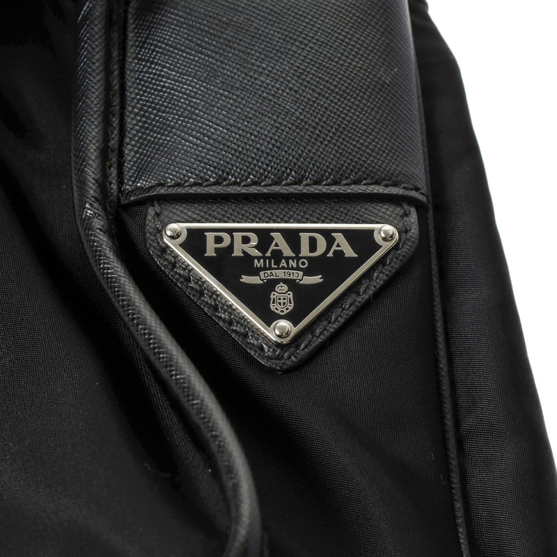 PRADA プラダ ブラック VA0769 ユニセックス ナイロン ナイロン/レザー ショルダーバッグ ABランク 中古 銀蔵